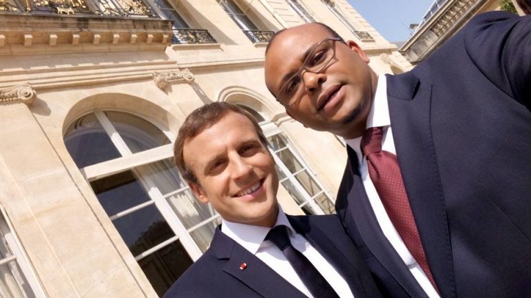 Karim Sy Patron de Jokkolabs en compagnie de Macron