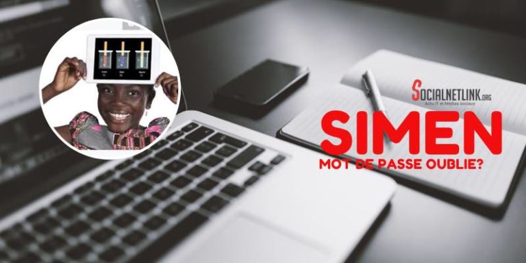 Plateforme SIMEN: Comment récupérer son mot de passe?