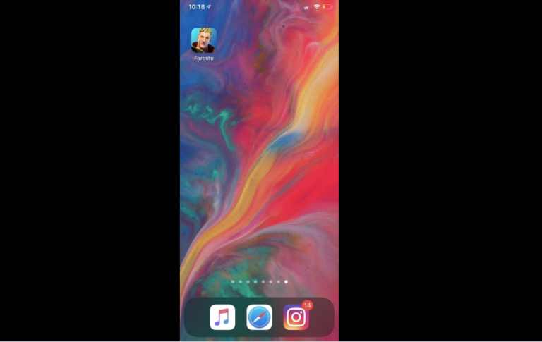 installé fortnite dans iphone