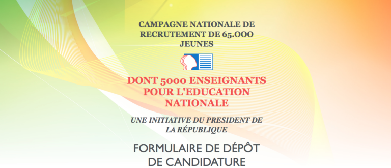 recrutement 5000 enseignants