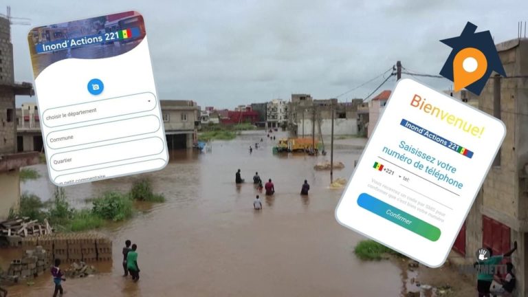 Inond’actions221, une nouvelle application de géolocalisation des inondation au Sénégal