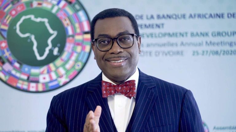 Le président de la Banque africaine de développement (BAD), Dr Akinwumi Adesina