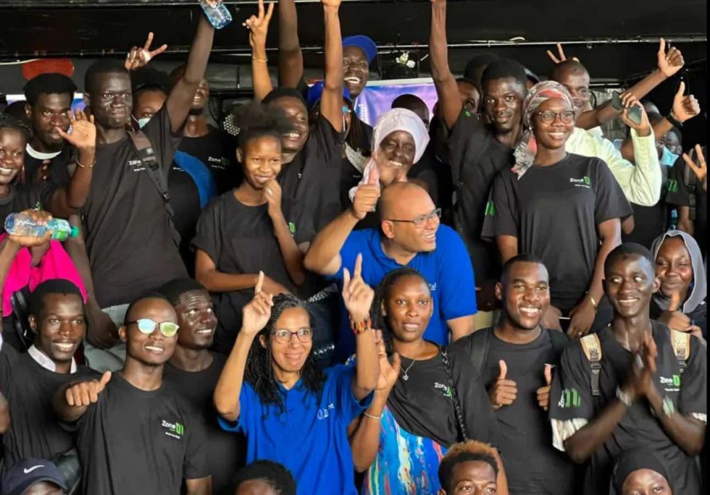 Formation de jeunes talents dans les TIC- Atos et 01Talent inaugurent le 1er centre d’intelligence collective à Dakar