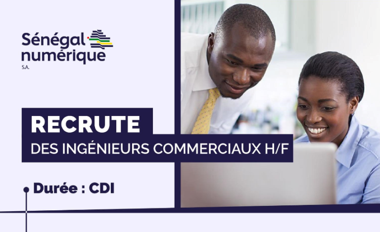 recrutement emploi senegal numerique