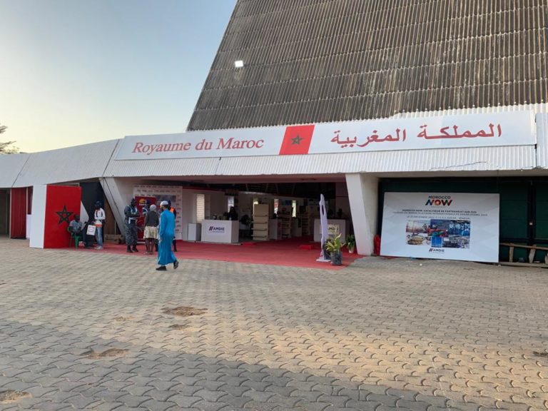 Le pavillon du Maroc- l'attraction de la foire de Dakar