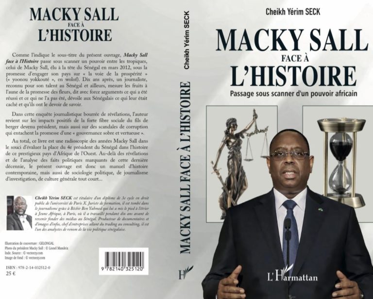 Livre de cheikh yerim seck sur macky sall et ousmane sonko