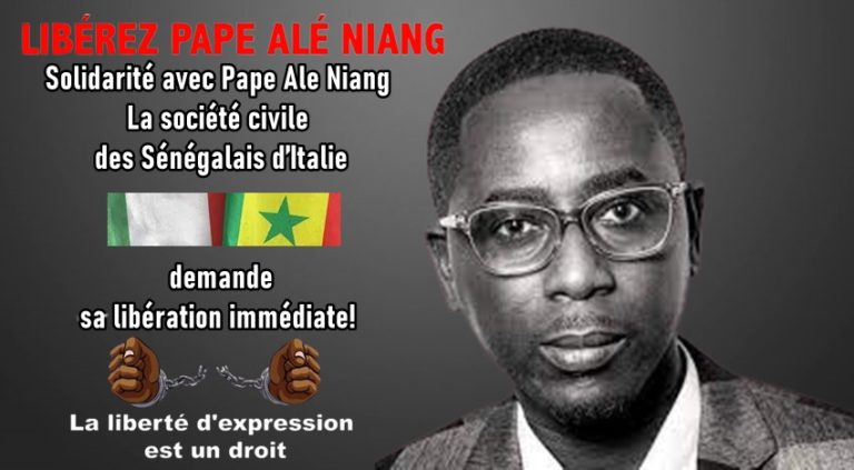 Soutien à Pape Alé Niang, journaliste investigateur - Déclaration de Milan