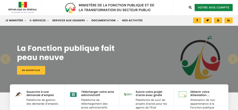 Le ministère de la fonction publique et de la transformation du secteur publique se digitalise