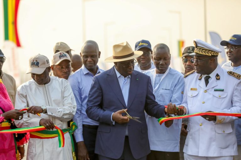 Macky Sall inaugure le pont de Marsassoum d'un coût de 20 milliards de francs