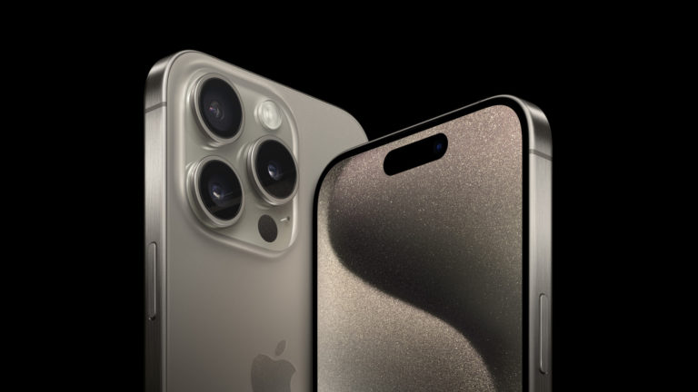 L’iPhone 15 Pro et l’iPhone 15 Pro Max représentent le meilleur des innovations Apple, avec un design en titane solide et léger, un nouveau bouton Action, des appareils photo améliorés et la nouvelle puce A17 Pro.