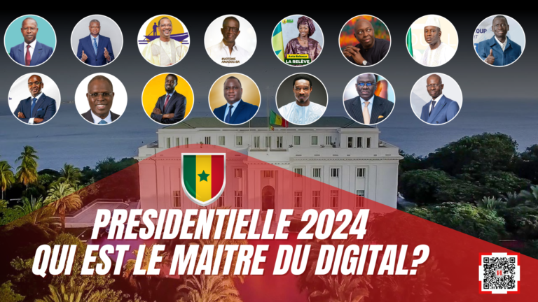 Classement digital des candidats à la présidentielle senegal