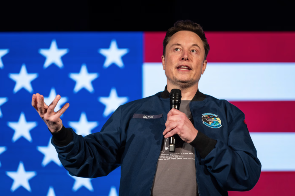 Elon Musk is in a battle with Sam Altman over the company behind ChatGPT. Photo: Samuel Corum/Getty Images